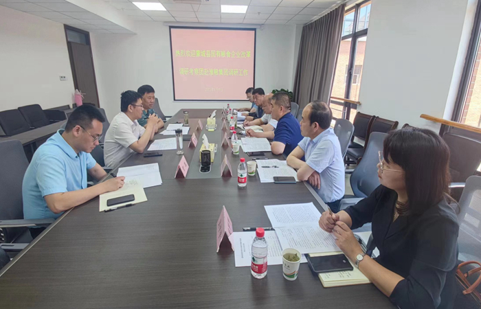 蒙城县国有粮食企业改革调研考察团赴集团调研工作
